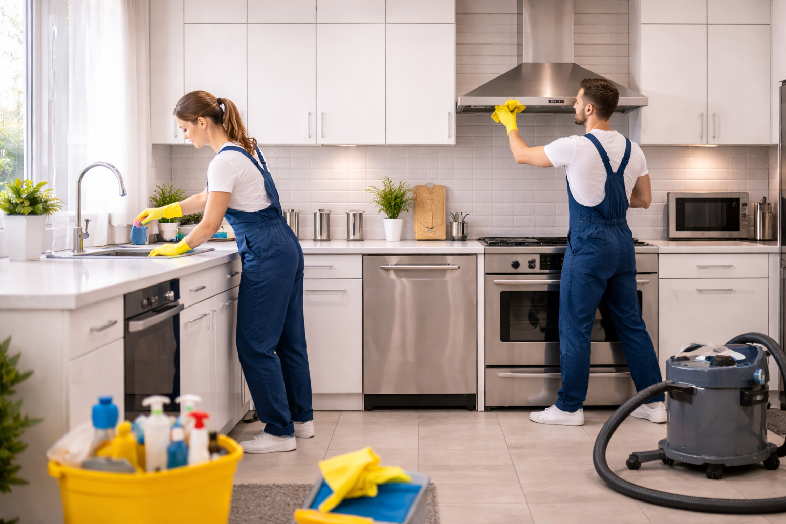 Kitchen cleaning
